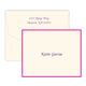 Bordered Folded Note Cards in Color of Your Choice Image 3 of 3